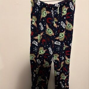 Star Wars Navy and Red Grogu Holiday Lounge Pants